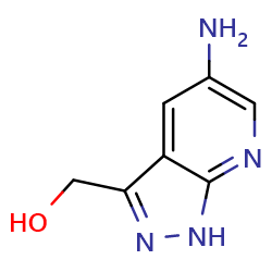 {5-amino-1H-pyrazolo[3,4-b]pyridin-3-yl}methanol图片