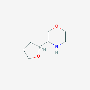3-(oxolan-2-yl)morpholine图片