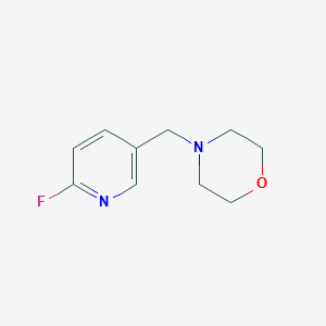4-[(6-Fluoropyridin-3-yl)methyl]morpholine图片