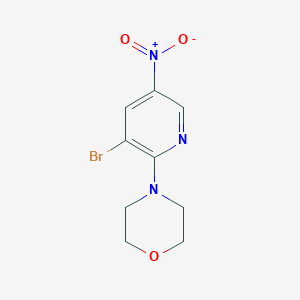 4-(3-Bromo-5-nitropyridin-2-yl)morpholine图片