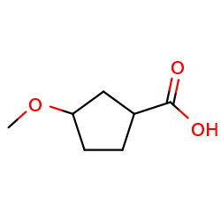 3-methoxycyclopentane-1-carboxylicacid图片