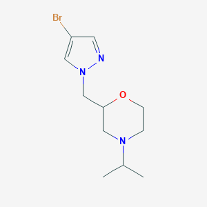 2-[(4-bromo-1H-pyrazol-1-yl)methyl]-4-(propan-2-yl)morpholine图片