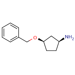 (1S,3R)-rel-3-(benzyloxy)cyclopentan-1-amine图片