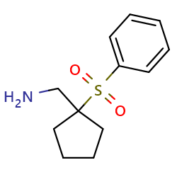 1-[1-(benzenesulfonyl)cyclopentyl]methanamine图片
