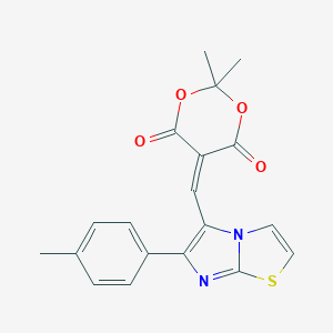 2,2-dimethyl-5-{[6-(4-methylphenyl)imidazo[2,1-b][1,3]thiazol-5-yl]methylene}-1,3-dioxane-4,6-dione图片