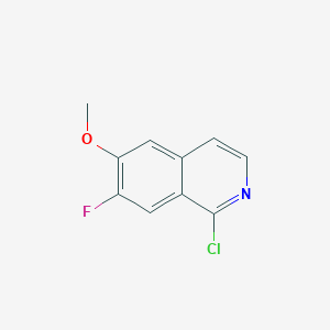 1-chloro-7-fluoro-6-methoxy-isoquinoline图片
