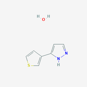 3-(3-噻吩基)-1H-吡唑水合物图片