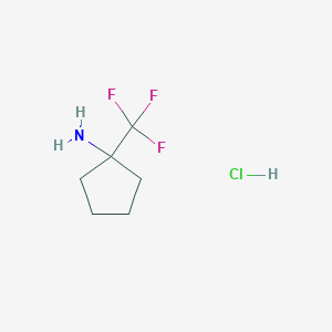 1-(trifluoromethyl)cyclopentan-1-aminehydrochloride图片