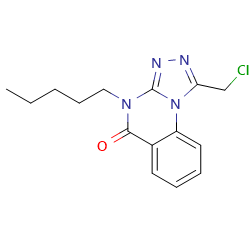 1-(chloromethyl)-4-pentyl-4H,5H-[1,2,4]triazolo[4,3-a]quinazolin-5-one图片