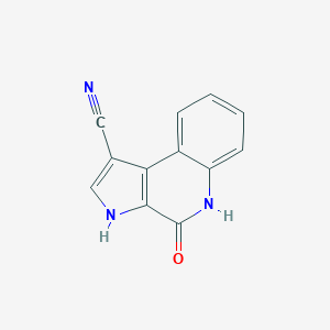 4-oxo-3,5-dihydropyrrolo[2,3-c]quinoline-1-carbonitrile图片