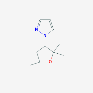 1-(2,2,5,5-tetramethyloxolan-3-yl)-1H-pyrazole图片