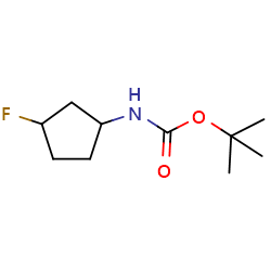 tert-butylN-(3-fluorocyclopentyl)carbamate图片