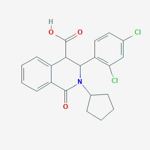 cyclopentyldichlorophenyloxotetrahydroisoquinolinecarboxylicacid图片