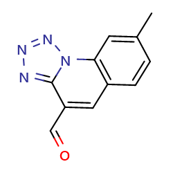 8-methyl-[1,2,3,4]tetrazolo[1,5-a]quinoline-4-carbaldehyde图片