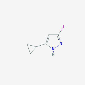5-Cyclopropyl-3-iodo-1H-pyrazole图片
