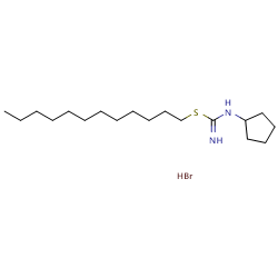 N-cyclopentyl(dodecylsulfanyl)methanimidamidehydrobromide图片