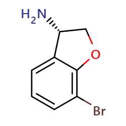 (3S)-7-bromo-2,3-dihydro-1-benzofuran-3-amine图片