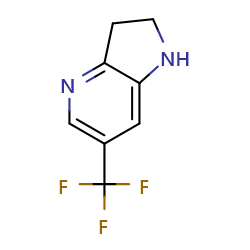 6-(trifluoromethyl)-1H,2H,3H-pyrrolo[3,2-b]pyridine图片