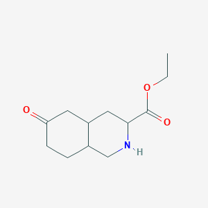 Ethyl(3S,4aS,8aR)-6-oxo-2,3,4,4a,5,7,8,8a-octahydro-1H-isoquinoline-3-carboxylate图片