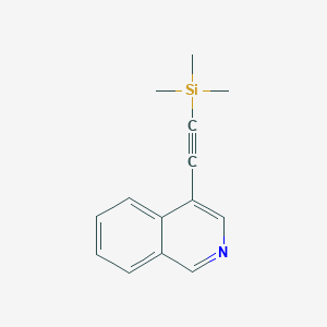 4-((Trimethylsilyl)ethynyl)isoquinoline图片