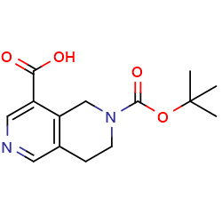 6-[(tert-butoxy)carbonyl]-5,6,7,8-tetrahydro-2,6-naphthyridine-4-carboxylicacid图片