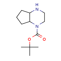 tert-butyloctahydro-1H-cyclopenta[b]pyrazine-1-carboxylate图片