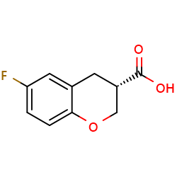 (3S)-6-fluoro-3,4-dihydro-2H-1-benzopyran-3-carboxylicacid图片