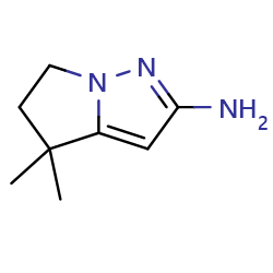 4,4-dimethyl-4H,5H,6H-pyrrolo[1,2-b]pyrazol-2-amine图片