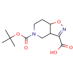 5-[(tert-butoxy)carbonyl]-3aH,4H,5H,6H,7H,7aH-[1,2]oxazolo[4,5-c]pyridine-3-carboxylicacid图片