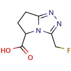 3-(fluoromethyl)-5H,6H,7H-pyrrolo[2,1-c][1,2,4]triazole-5-carboxylicacid图片