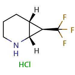 (1S,6S,7S)-rel-7-(trifluoromethyl)-2-azabicyclo[4,1,0]heptanehydrochloride图片