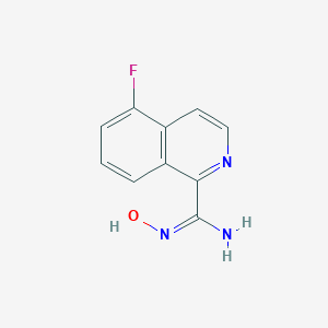 (E)-5-fluoro-N'-hydroxyisoquinoline-1-carboximidamide图片