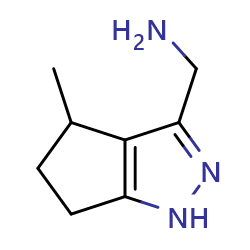 (4-methyl-1,4,5,6-tetrahydrocyclopenta[c]pyrazol-3-yl)methanamine图片