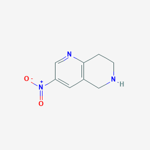 3-nitro-5,6,7,8-tetrahydro-1,6-naphthyridine图片