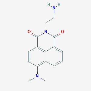 2-(2-aminoethyl)-6-(dimethylamino)-1H-benzo[de]isoquinoline-1,3(2H)-dione图片