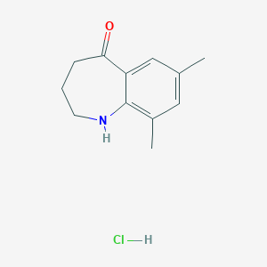 7,9-dimethyl-1,2,3,4-tetrahydro-1-benzazepin-5-onehydrochloride图片