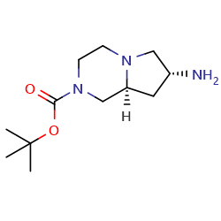 tert-butyl(7R,8aS)-rel-7-amino-octahydropyrrolo[1,2-a]piperazine-2-carboxylate图片