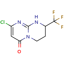 8-chloro-2-(trifluoromethyl)-1H,2H,3H,4H,6H-pyrimido[1,2-a][1,3]diazin-6-one图片