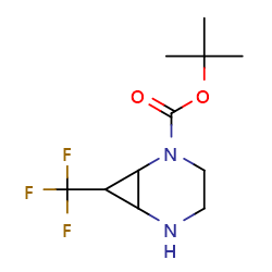tert-butyl7-(trifluoromethyl)-2,5-diazabicyclo[4,1,0]heptane-2-carboxylate图片