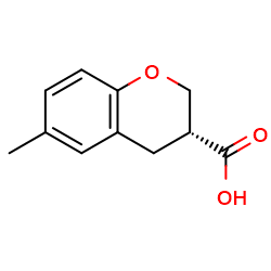 (3R)-6-methyl-3,4-dihydro-2H-1-benzopyran-3-carboxylicacid图片