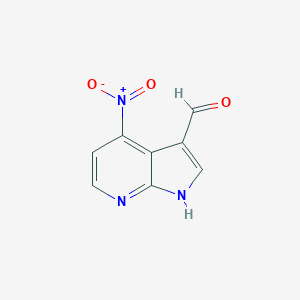 4-nitro-1H-pyrrolo[2,3-b]pyridine-3-carbaldehyde图片