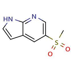 5-methanesulfonyl-1H-pyrrolo[2,3-b]pyridine图片