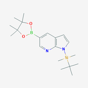 1-(tert-butyldimethylsilyl)-5-(4,4,5,5-tetramethyl-1,3,2-dioxaborolan-2-yl)-1H-pyrrolo[2,3-b]pyridine图片