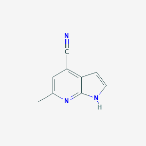 6-methyl-1H-pyrrolo[2,3-b]pyridine-4-carbonitrile图片