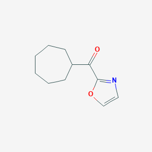2-Cycloheptanoyloxazole图片