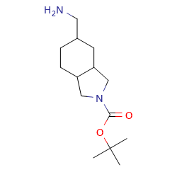 tert-butyl5-(aminomethyl)-octahydro-1H-isoindole-2-carboxylate图片