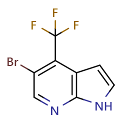 5-bromo-4-(trifluoromethyl)-1H-pyrrolo[2,3-b]pyridine图片