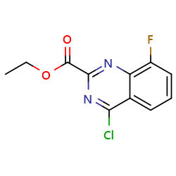 ethyl4-chloro-8-fluoroquinazoline-2-carboxylate图片