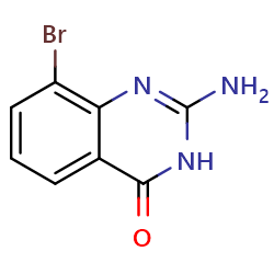 2-amino-8-bromo-3,4-dihydroquinazolin-4-one图片