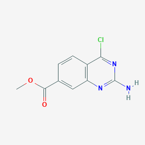 methyl2-amino-4-chloroquinazoline-7-carboxylate图片